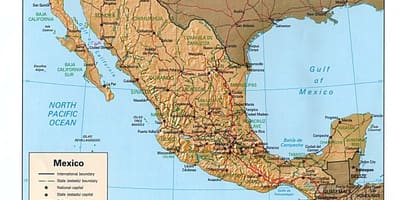 Мексико оригиналната карта