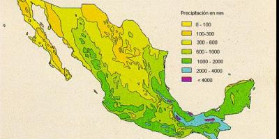 Времето мапата за Мексико